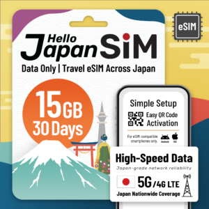 Hello Japan SIM - 15GB/30Days [eSIM]